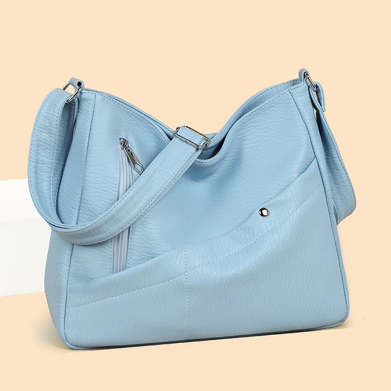 Leather Work Handbags For Women - Kadın PU Deri Çapraz Askılı Çanta