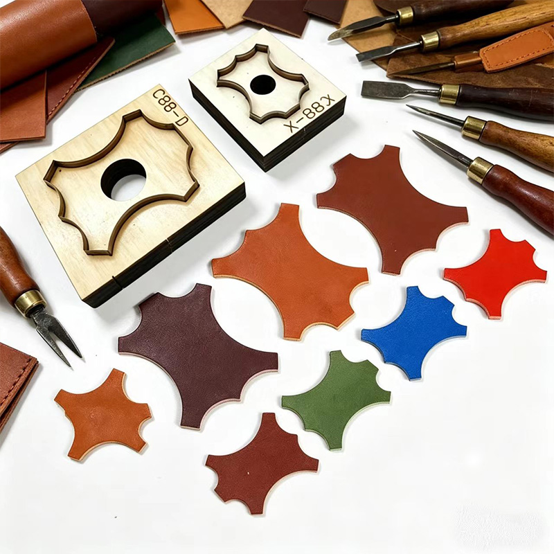 Leatherworking Equipment - C88 Dörtgen Çiçek Deri Kesme Kalıbı