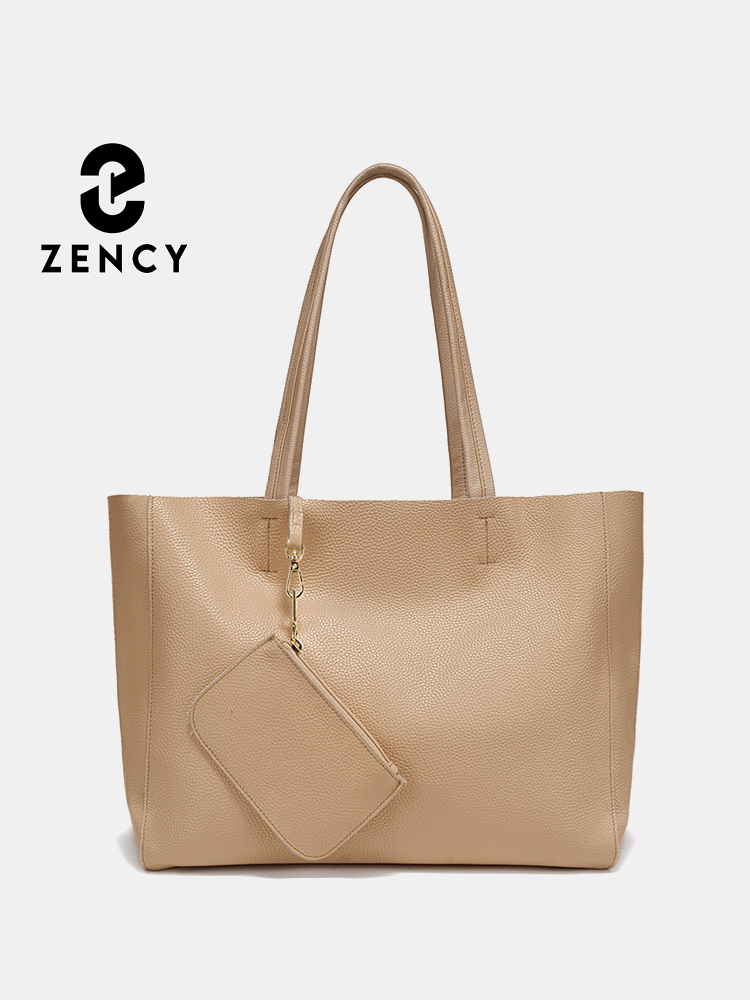 Leather Work Handbags For Women - Zency Hakiki Deri Büyük Tote Çanta