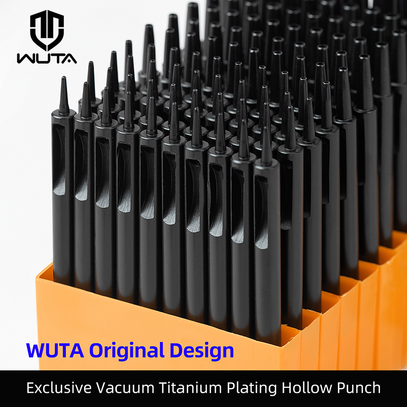 Leatherwork Hole Punch - WUTA 1-10 adet Kaplama Titanyum Deri