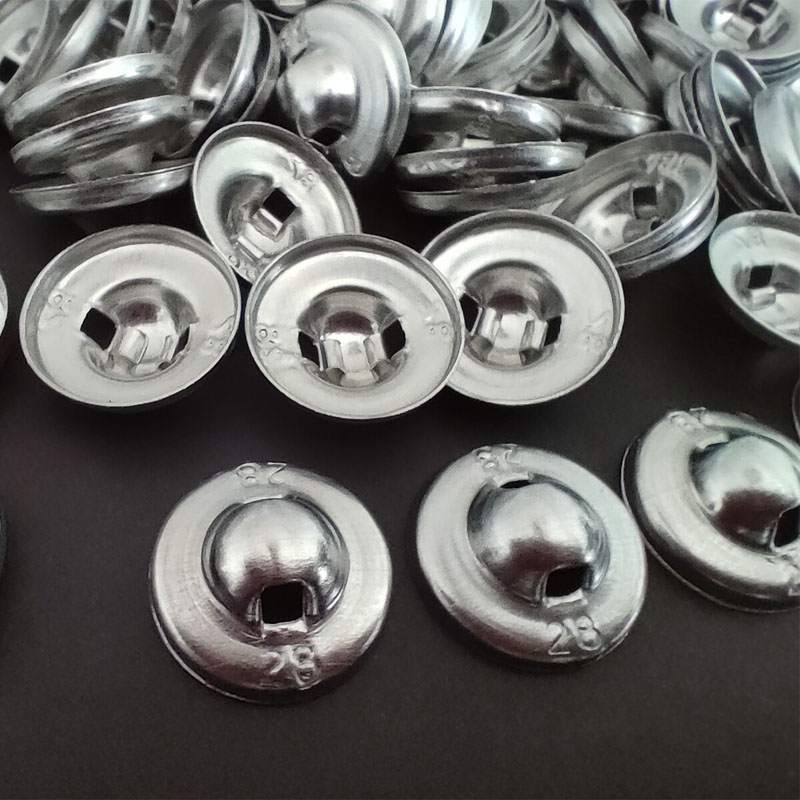 Leatherwork Eyelets - 500 adet Metal Kumaş Kaplı Düğme