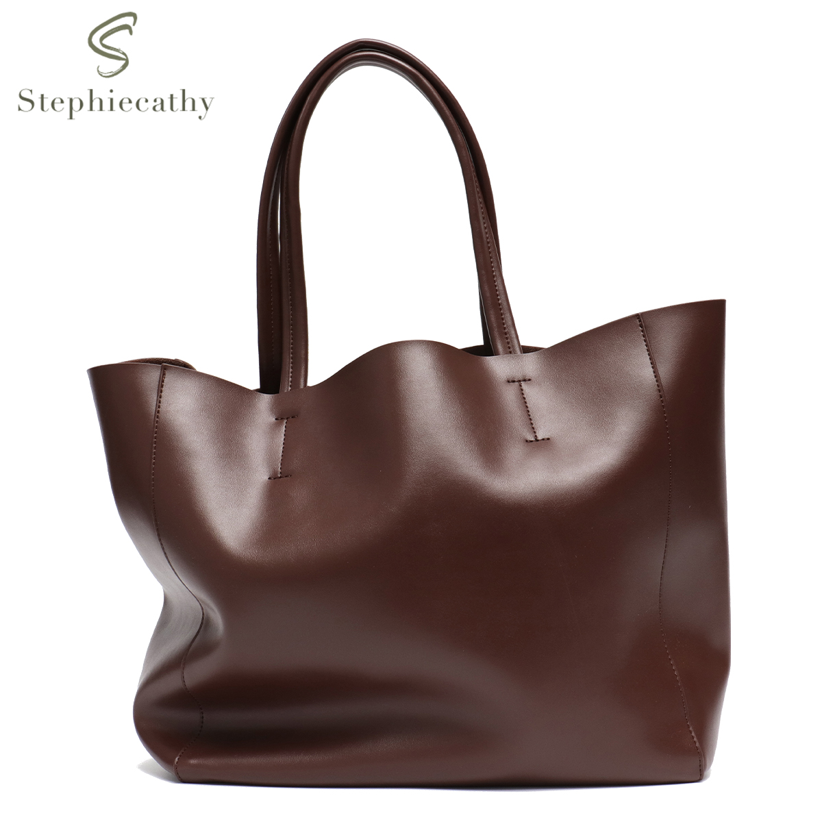 Leather Work Handbags For Women - Kadınlar için büyük kapasiteli Tote çanta