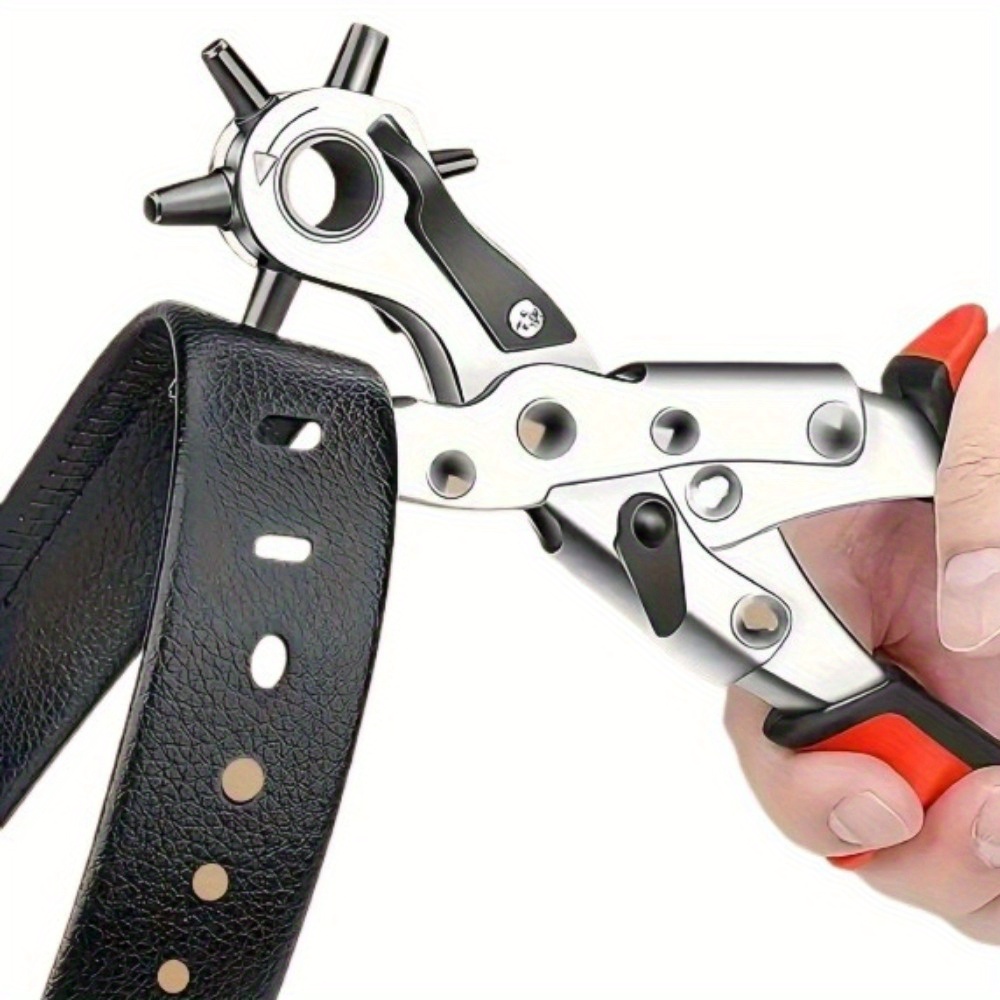 Leatherwork Hole Punch - 1 adet Ağır Hizmet Tipi Döner