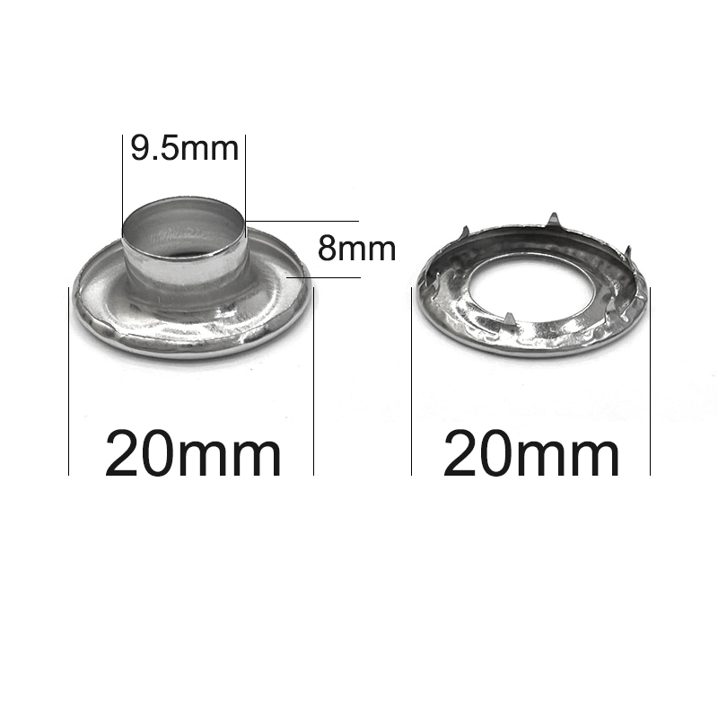 Içinde 9.5mm tuval Buttonholes - Leatherwork Eyelets incelemesi ve fiyatı