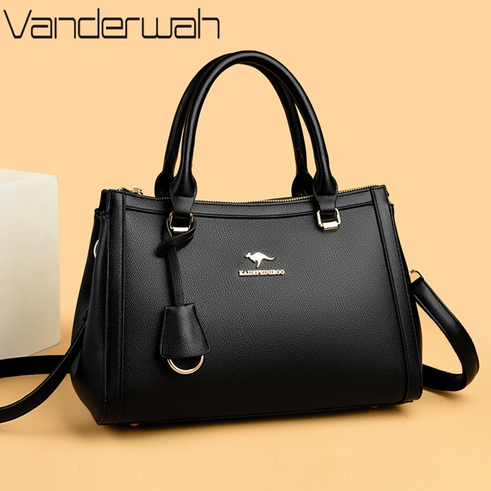 Kanguru Marka Yumuşak PU Deri  - Leather Work Handbags For Women incelemesi ve fiyatı