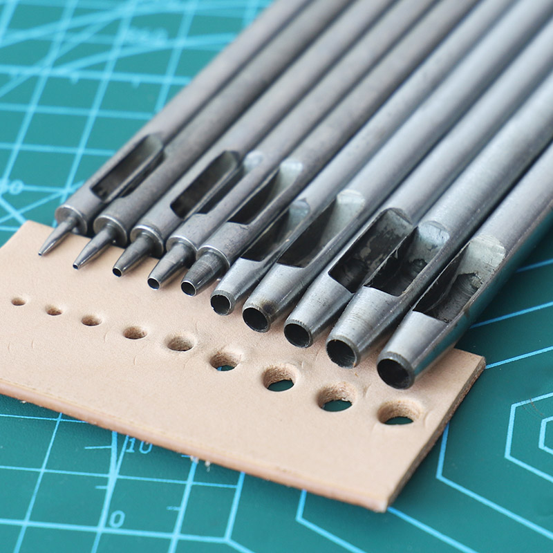 10 adet döner deri delik delme - Leatherwork Hole Punch incelemesi ve fiyatı