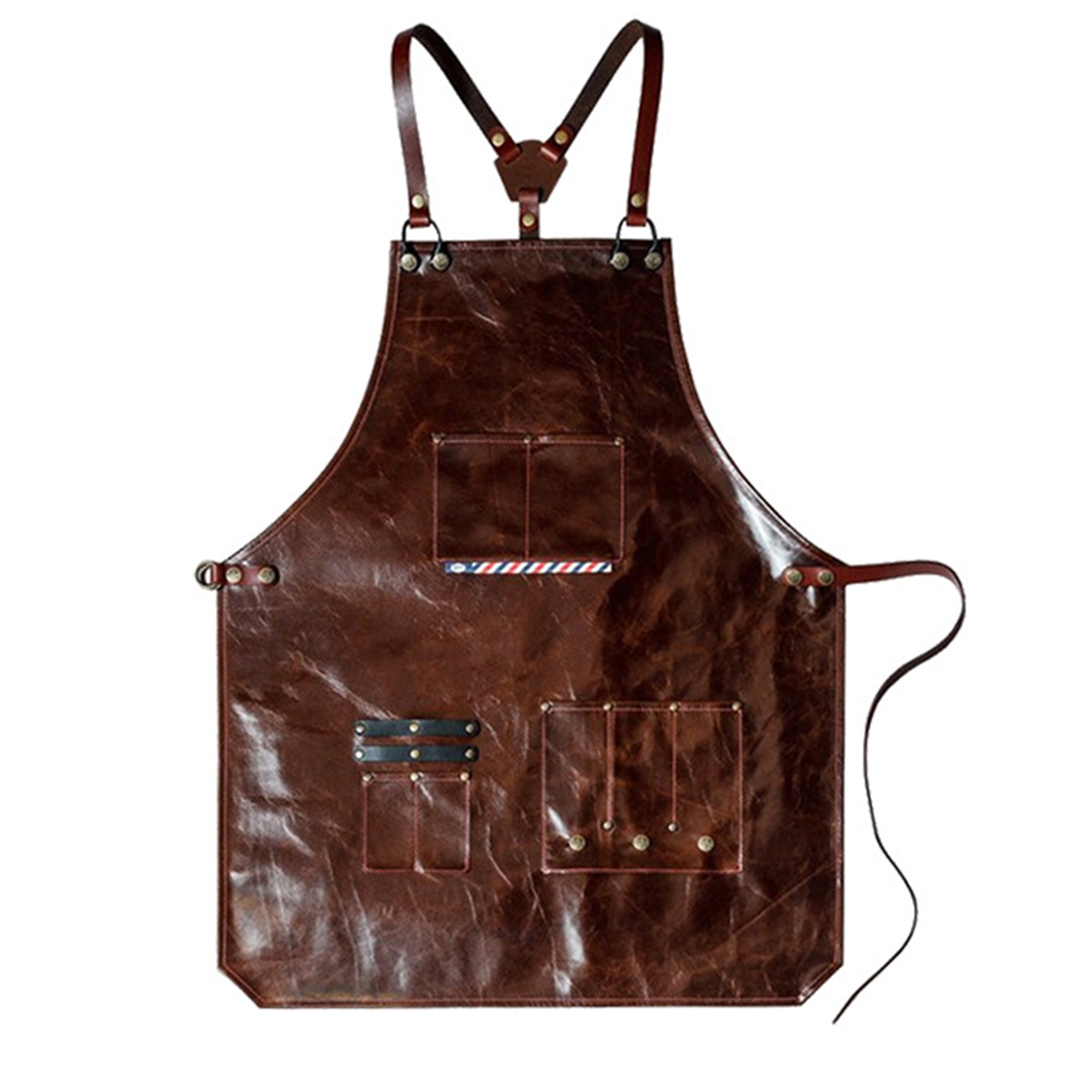 Çok Cepli Erkek Deri İş Önlüğü - Leatherwork Workshop incelemesi ve fiyatı