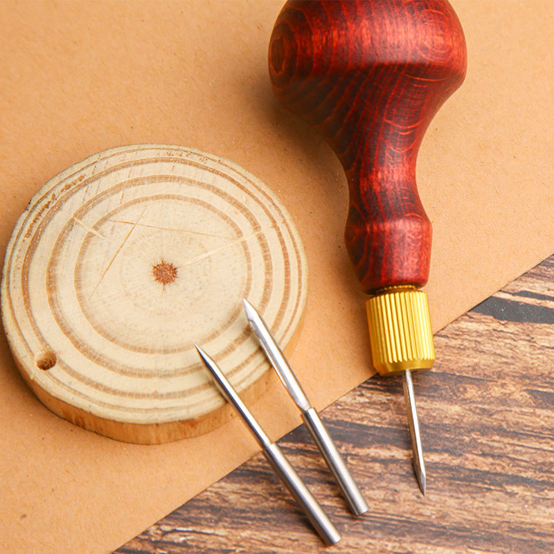 1 takım DIY Deri Yumruk Awl Ah - Leatherwork Hole Punch incelemesi ve fiyatı