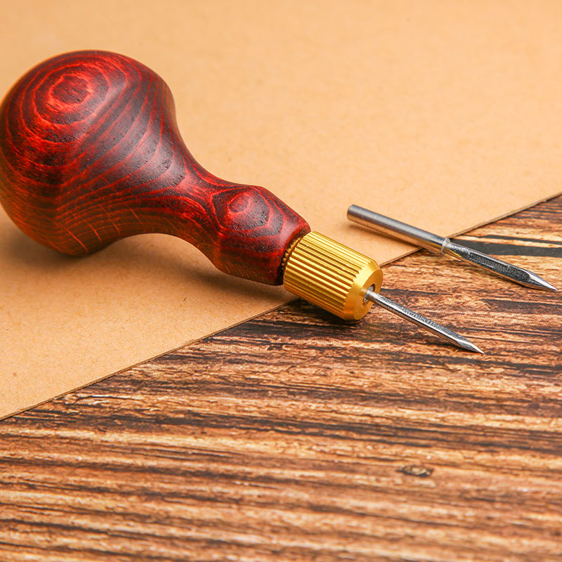 1 takım DIY Deri Yumruk Awl Ah - Leatherwork Hole Punch incelemesi ve fiyatı
