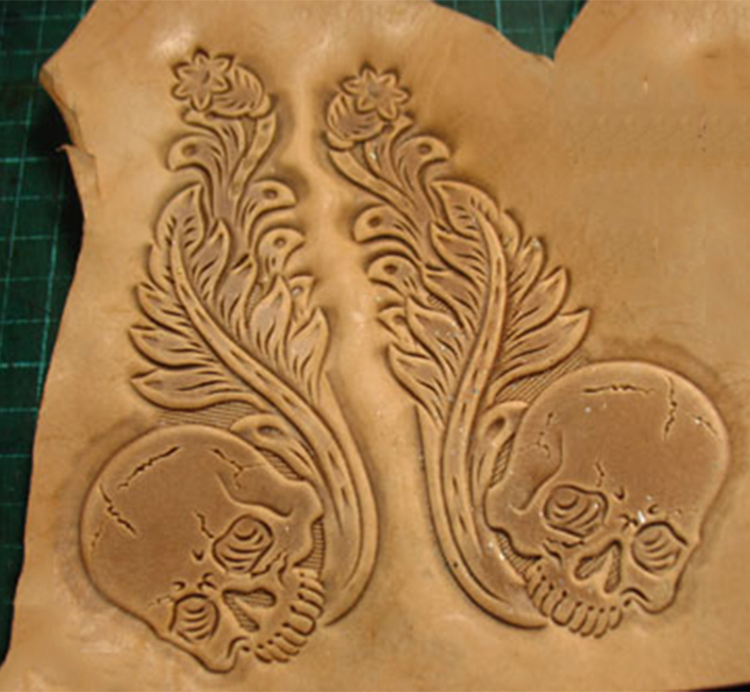 Tang hanedanı çiçek Kafatası E - Unique Leather Work incelemesi ve fiyatı