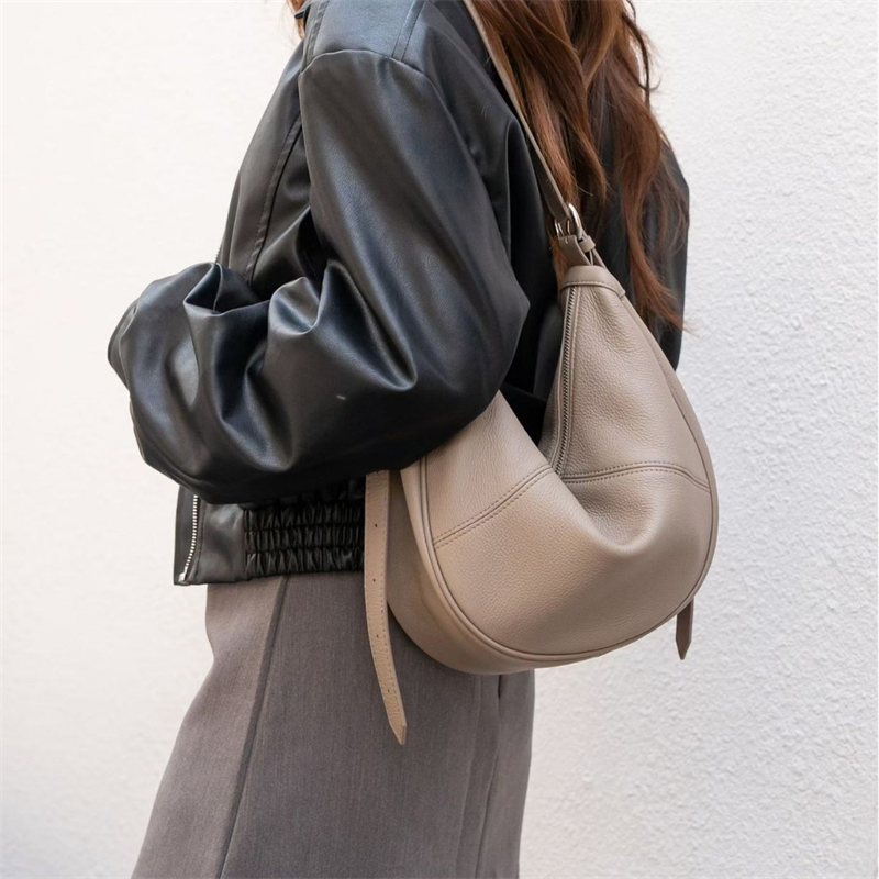 BURMINSA Hakiki Deri Hilal Şek - Leather Work Handbags For Women incelemesi ve fiyatı