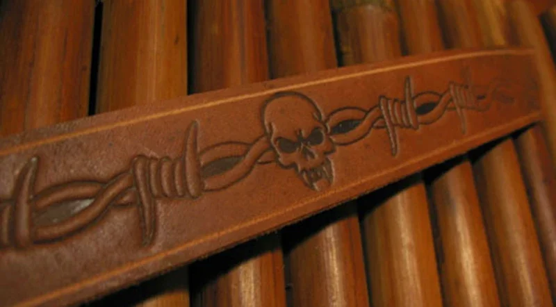 5 adet Dikenler ve kafatası de - Unique Leather Work incelemesi ve fiyatı