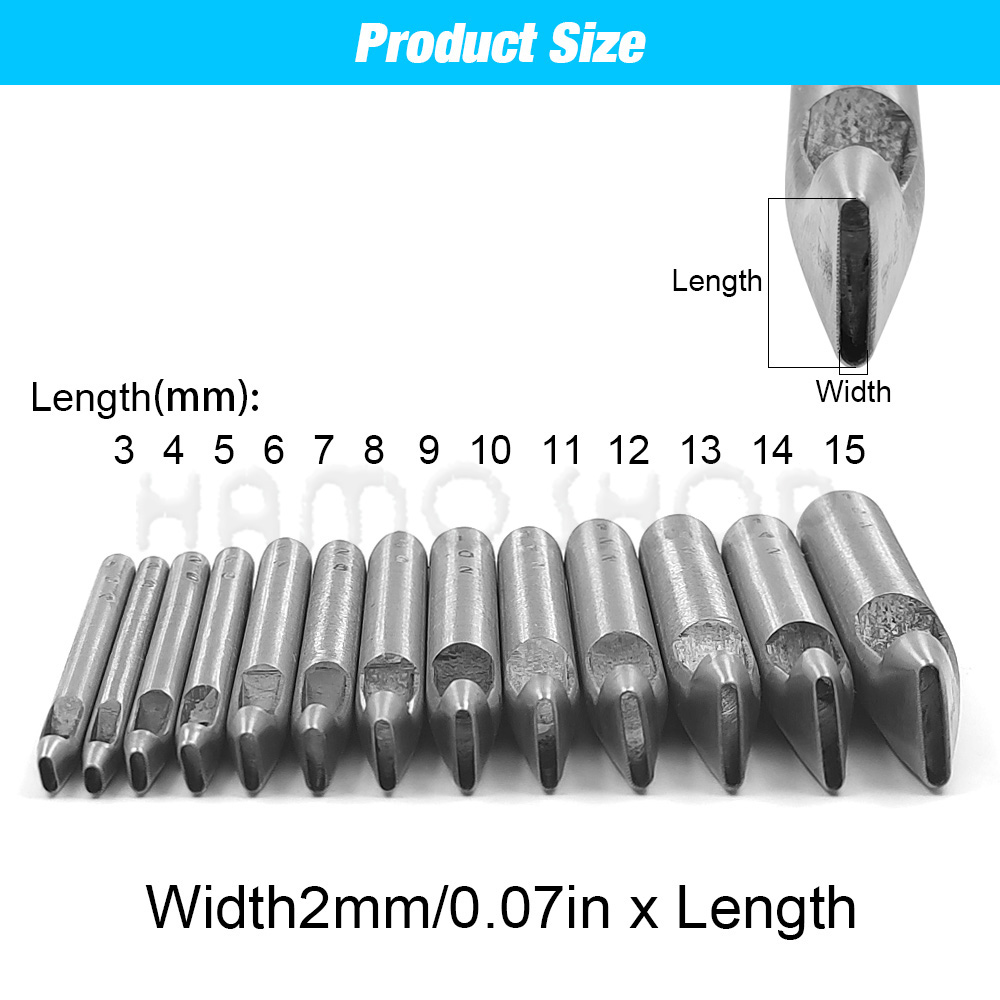 2mm/3mm Genişlikte Deri Oval Ş - Leatherwork Hole Punch incelemesi ve fiyatı